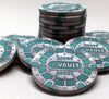 The Vault Series 10 Gram Ceramic Custom Poker Chip Sample Pack - 8 chips