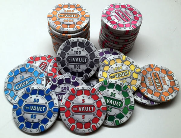 10 Gram Ceramic Custom Poker Chips - Semi Custom - The Vault Series