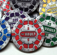 The Vault Series 10 Gram Ceramic Custom Poker Chip Sample Pack - 8 chips