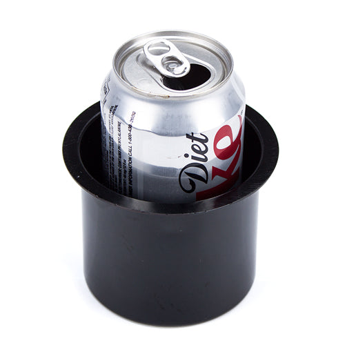 Vivid Black Aluminum Cup Holder