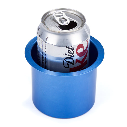 Vivid Blue Aluminum Cup Holder