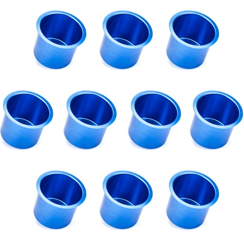 Vivid Blue Aluminum Cup Holder