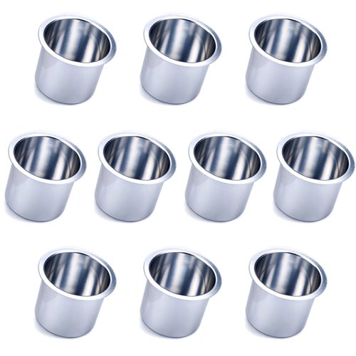 Vivid Silver Aluminum Cup Holder