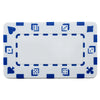 Rectangular Blank White Poker Plaques - Qty 5